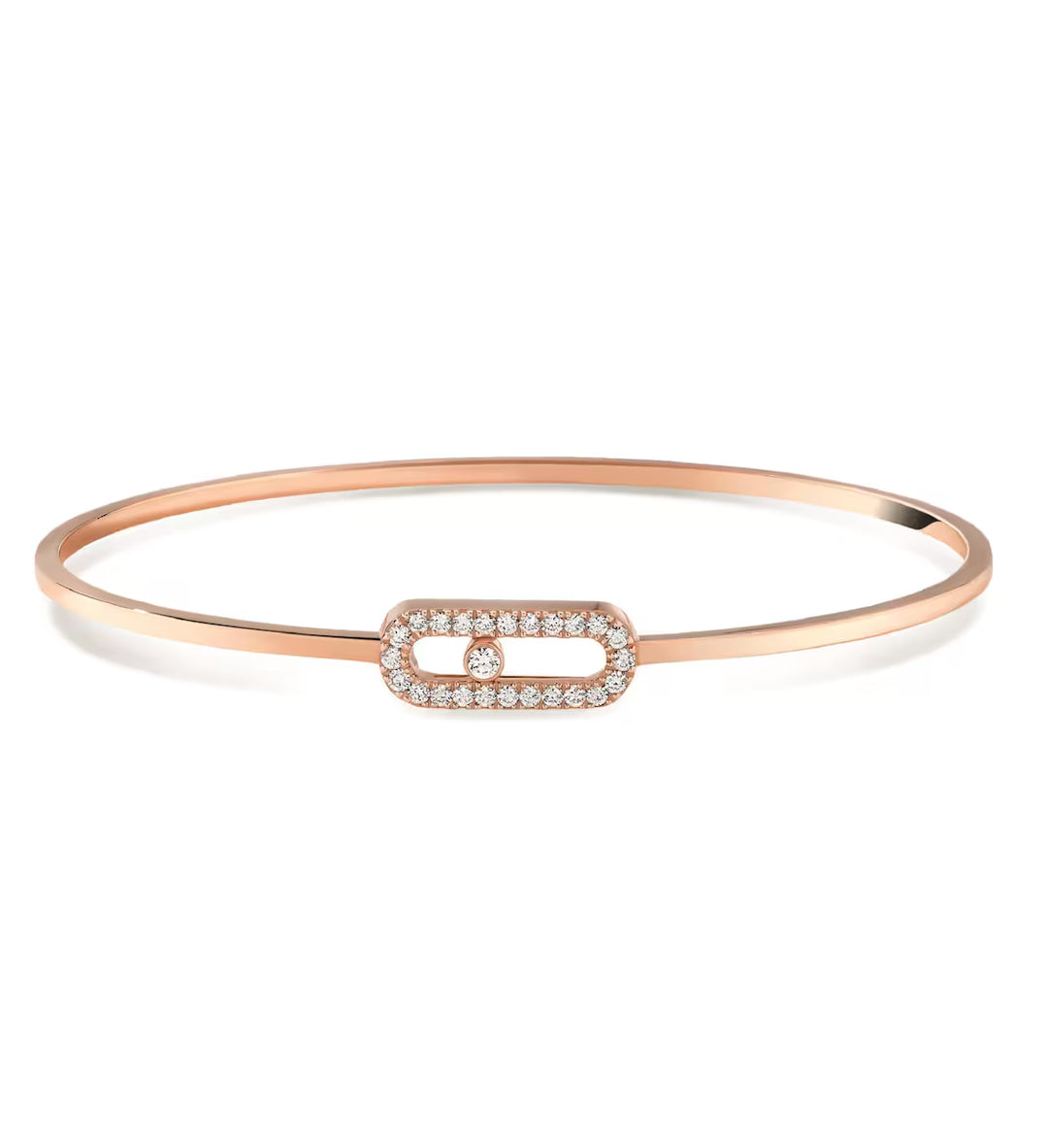 Mollyanne Bangle (silver, gold, and rose gold)
