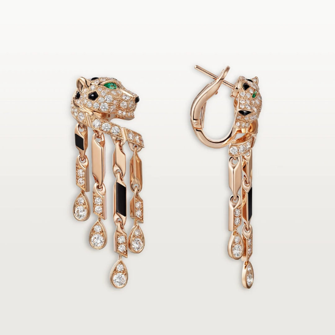 Panther Rose Earrings