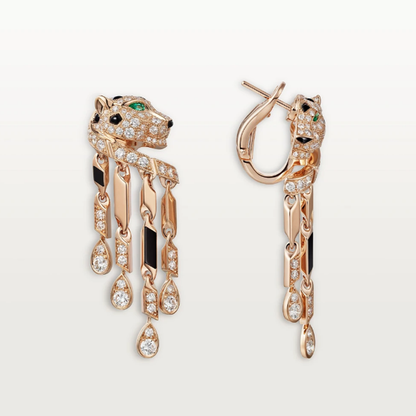 Panther Rose Earrings