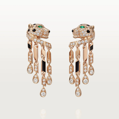 Panther Rose Earrings