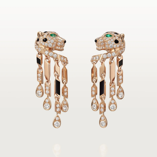 Panther Rose Earrings