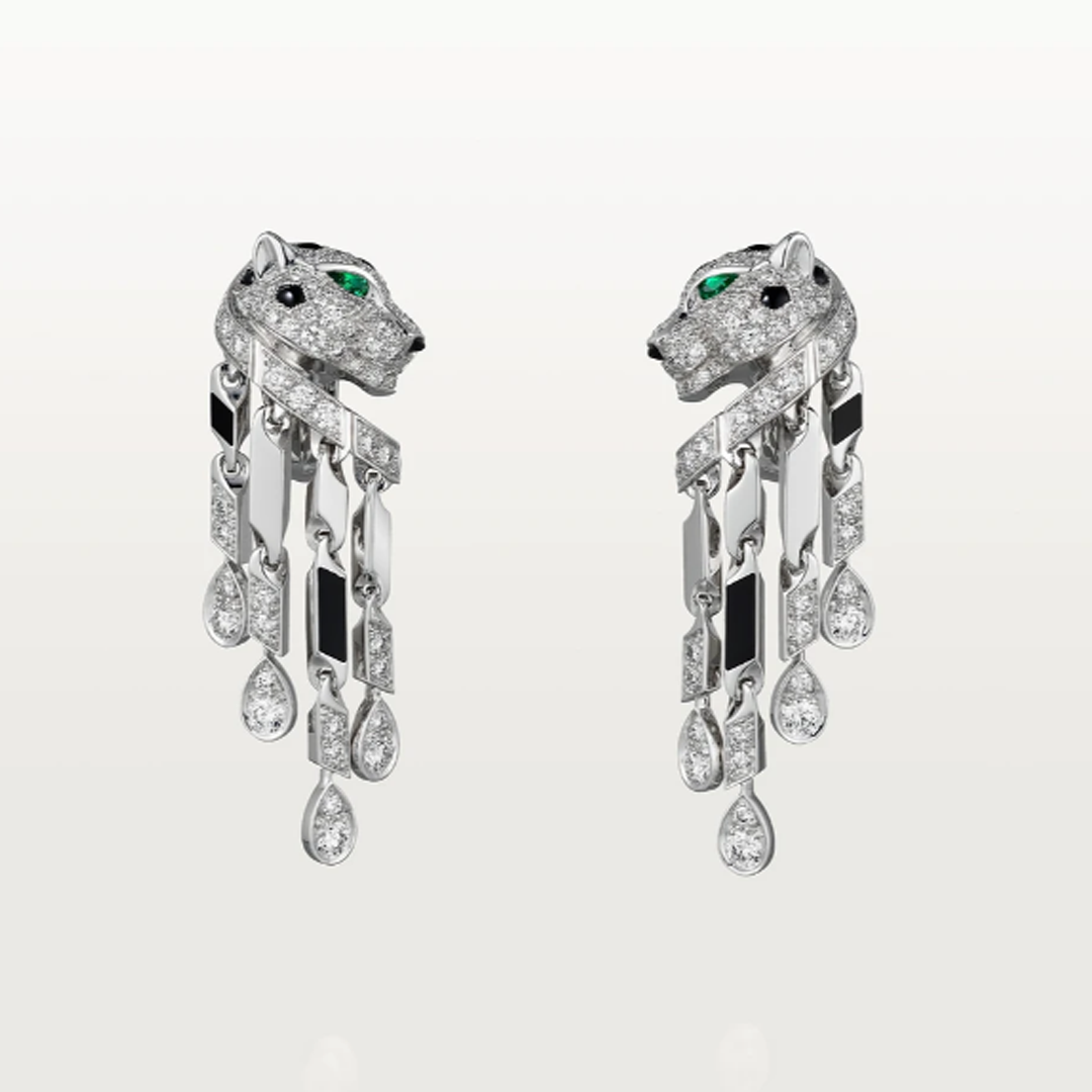 Panther Rose Earrings