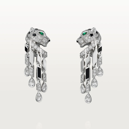 Panther Rose Earrings