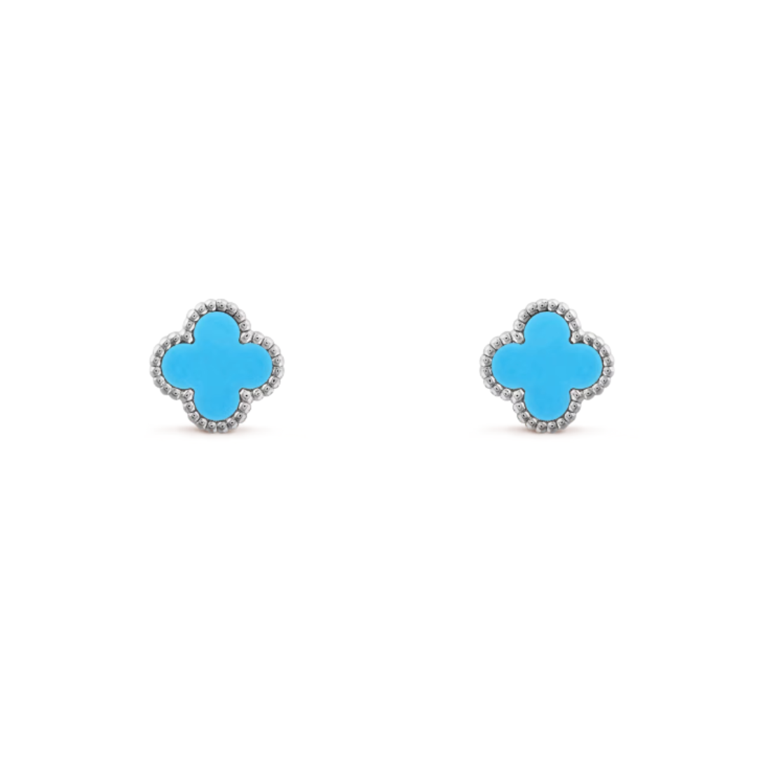 Coki Earrings - Blue / Silver