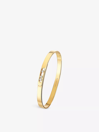 Chaira Classic Bangle (Gold & Silver)