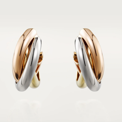 Trinity Moon Earrings