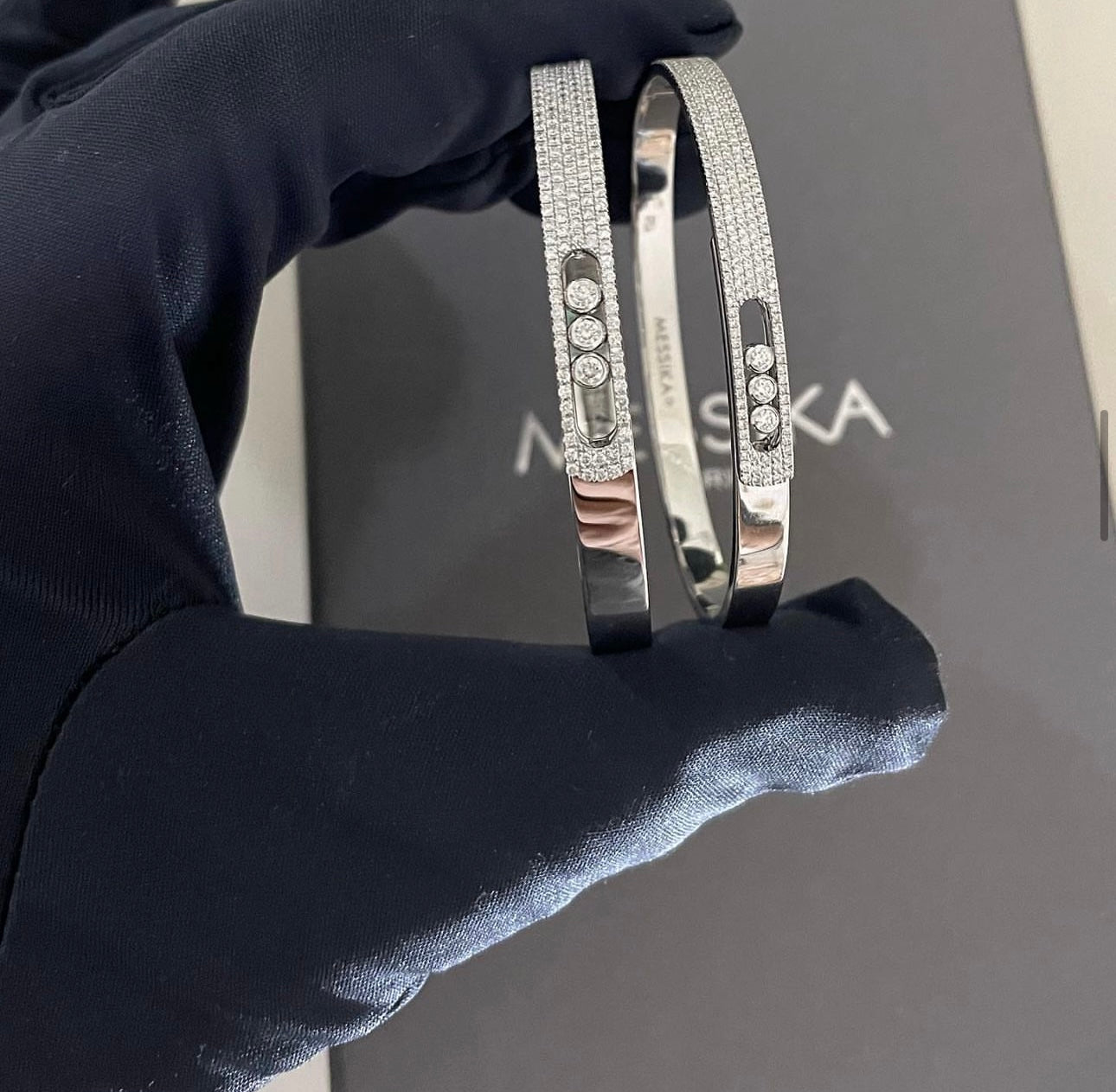 Diamond Charm Bangle (all colors)