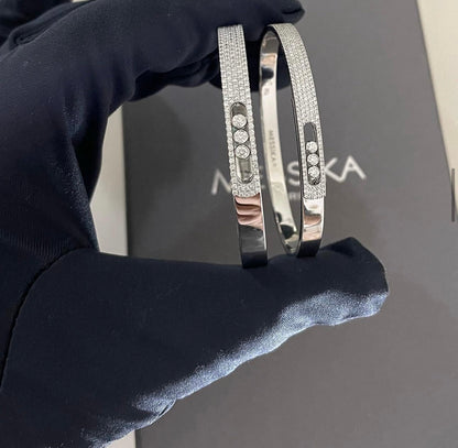 Diamond Charm Bangle (all colors)