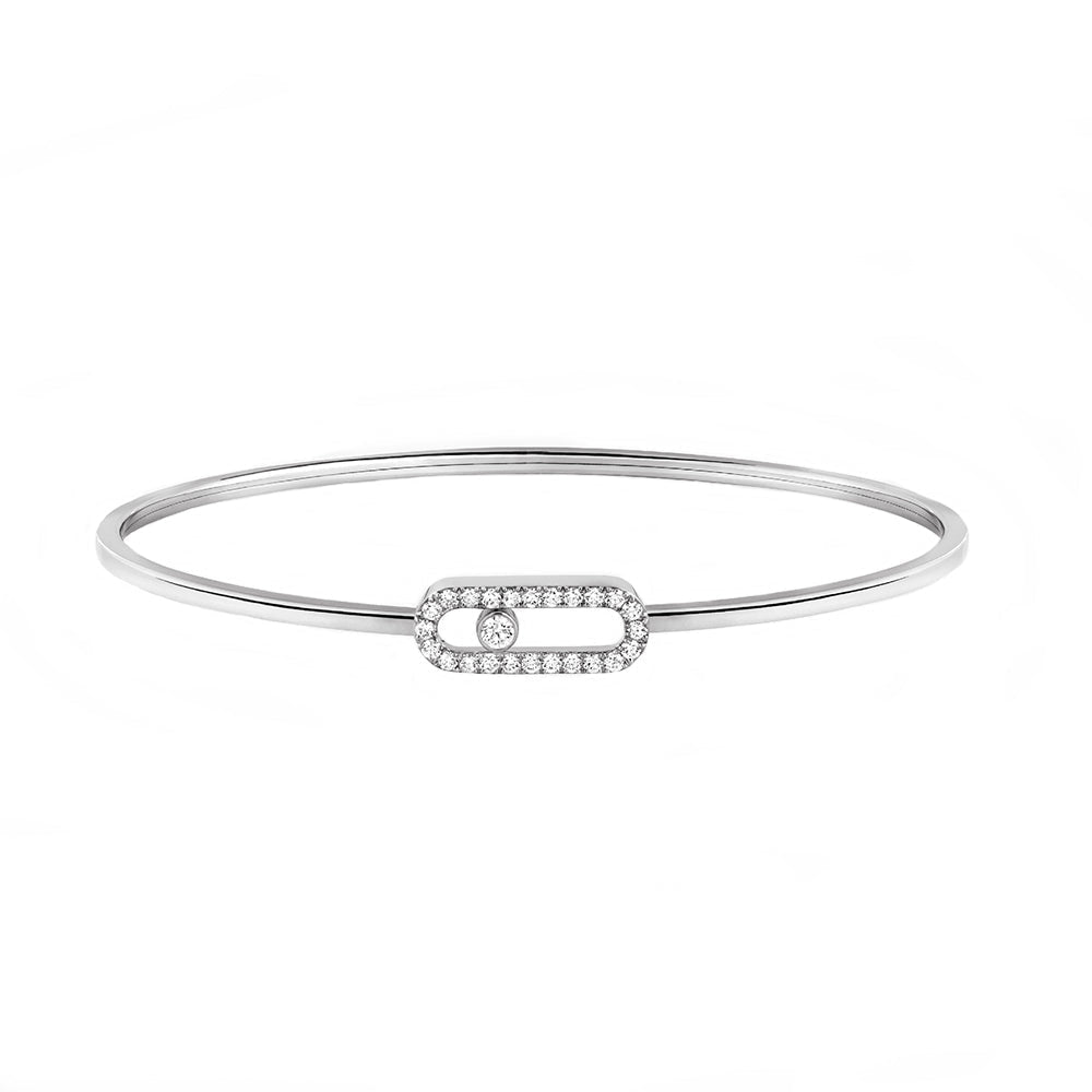 Mollyanne Bangle (silver, gold, and rose gold)