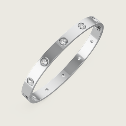 Ava 10-Diamond Bangle