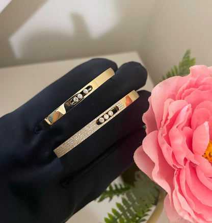 Chaira Classic Bangle (Gold & Silver)