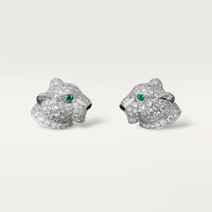 Panther Amber Earrings