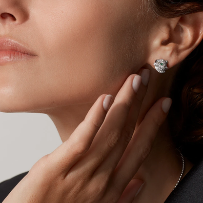 Panther Amber Earrings