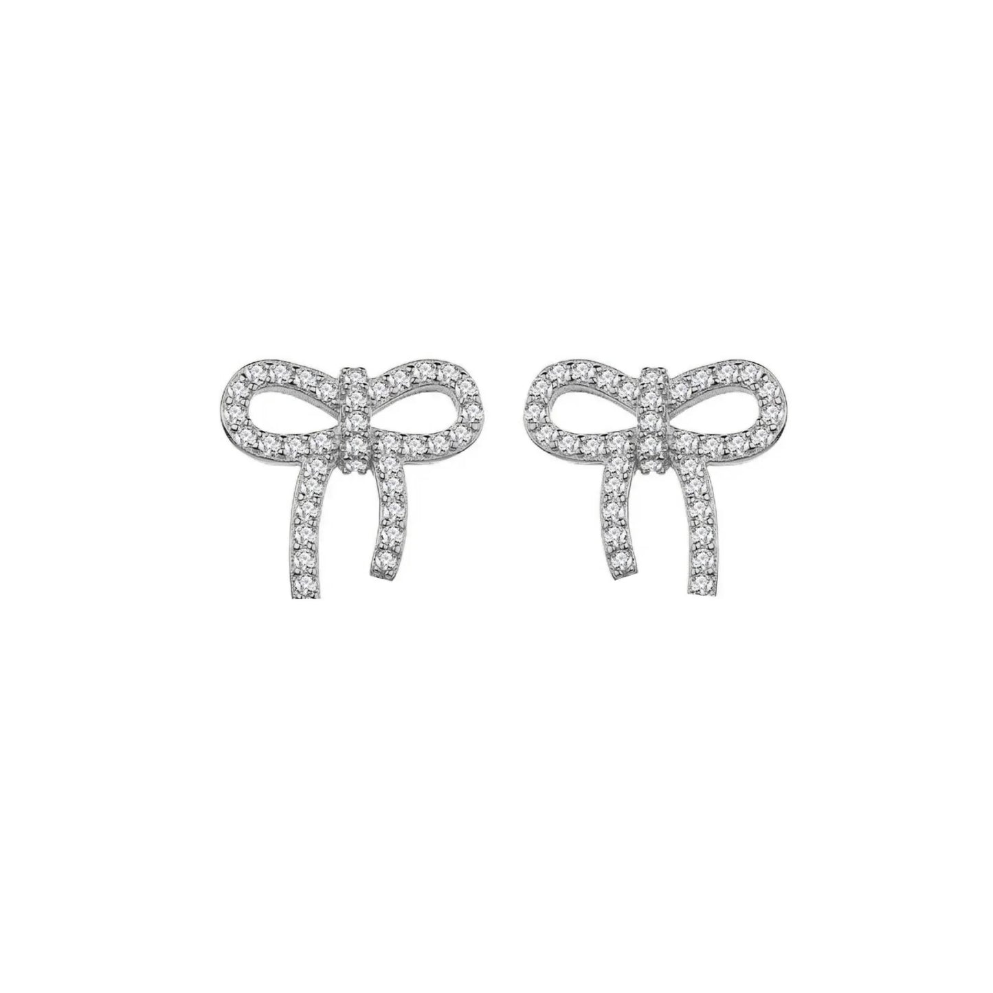 Tia Twisted Hoop Earrings - Silver