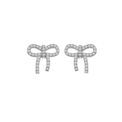 Tia Twisted Hoop Earrings - Silver