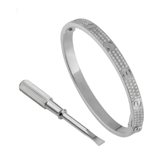 Ava Diamond Bracelet - Silver