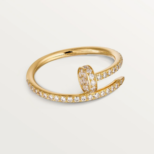 Diamond Nail Ring - Thin