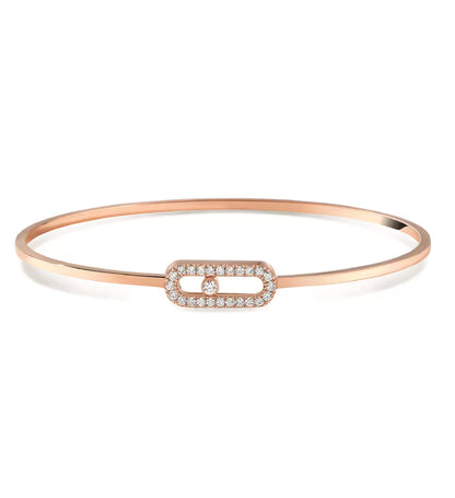 Mollyanne Bangle (silver, gold, and rose gold)