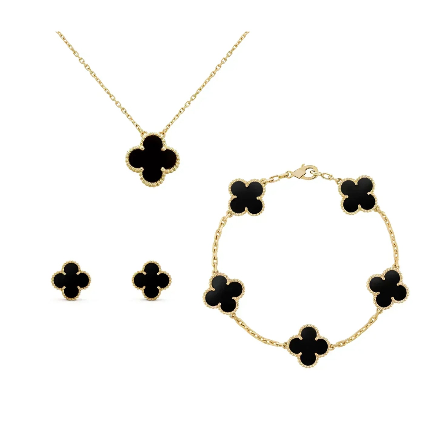 Clover Leaf Set - Black