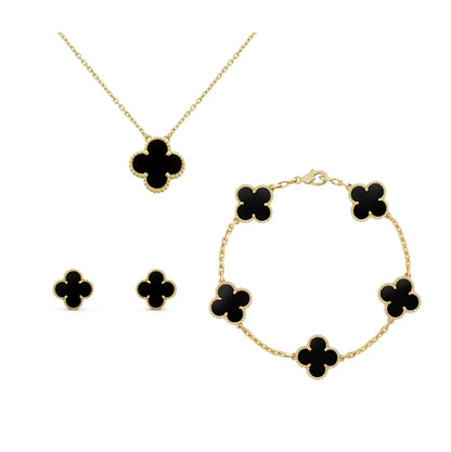 Clover Leaf Set - Black