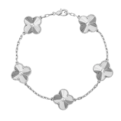 Amber Armband - Silver / Pattern