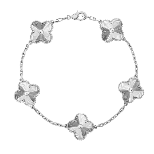 Amber Armband - Silver / Pattern