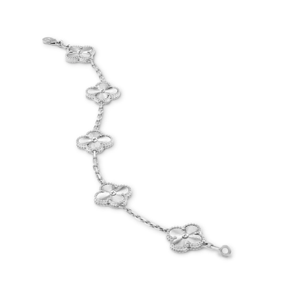 Amber Armband - Silver / Pattern