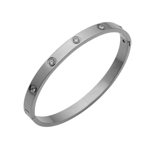 Bling Love Bracelet - Silver