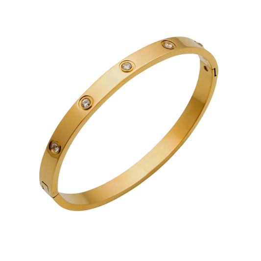 Bling Love Bracelet - Gold