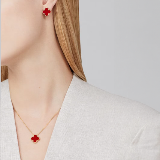 Clover Leaf Set - Red