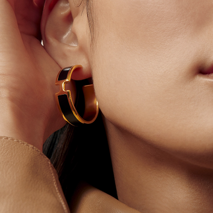 Helena Freya Earrings - Rose Gold